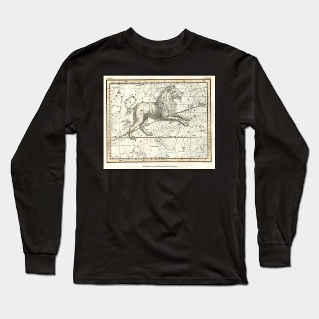 Leo Constellation - Celestial Atlas Alexander Jamieson Long Sleeve T-Shirt by forgottenbeauty